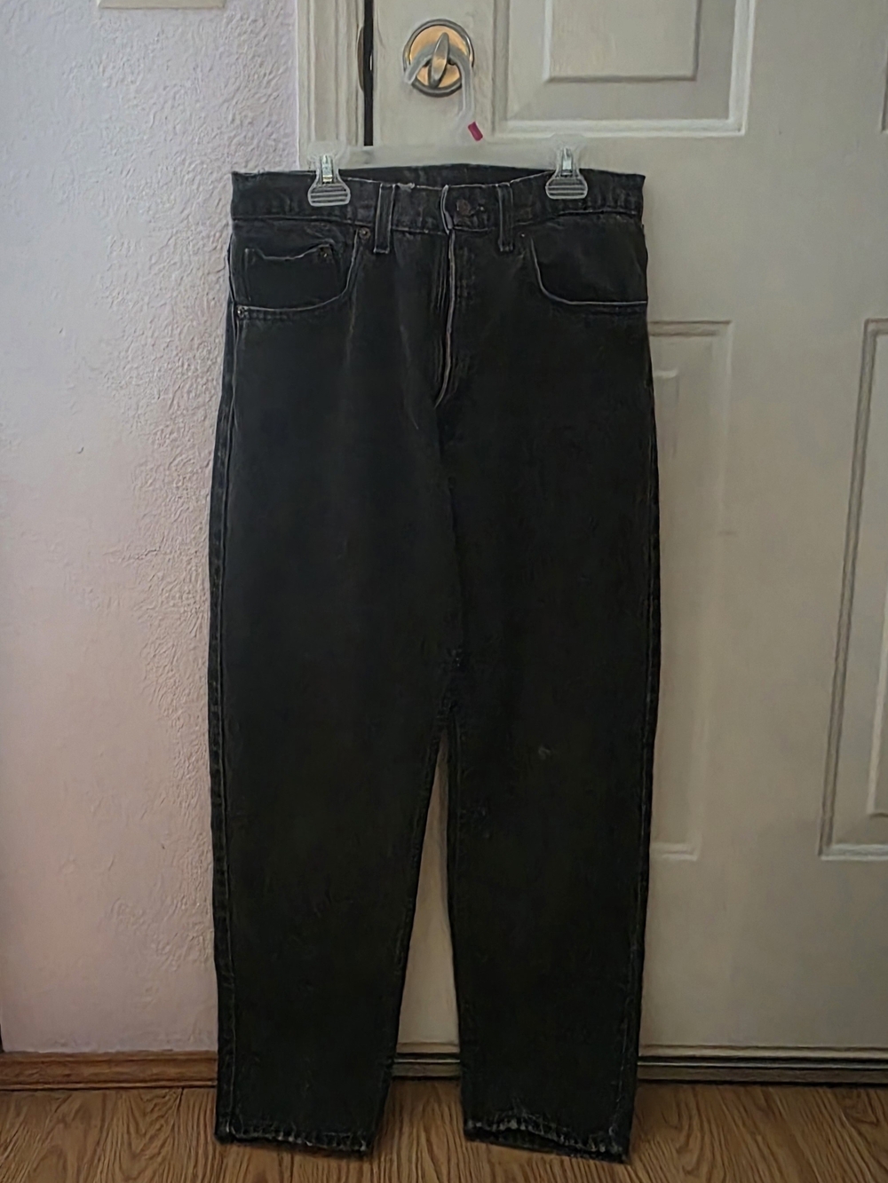 Levis 550 Relaxed Fit 32x30  Men's Black Jeans - Classic Casual Style